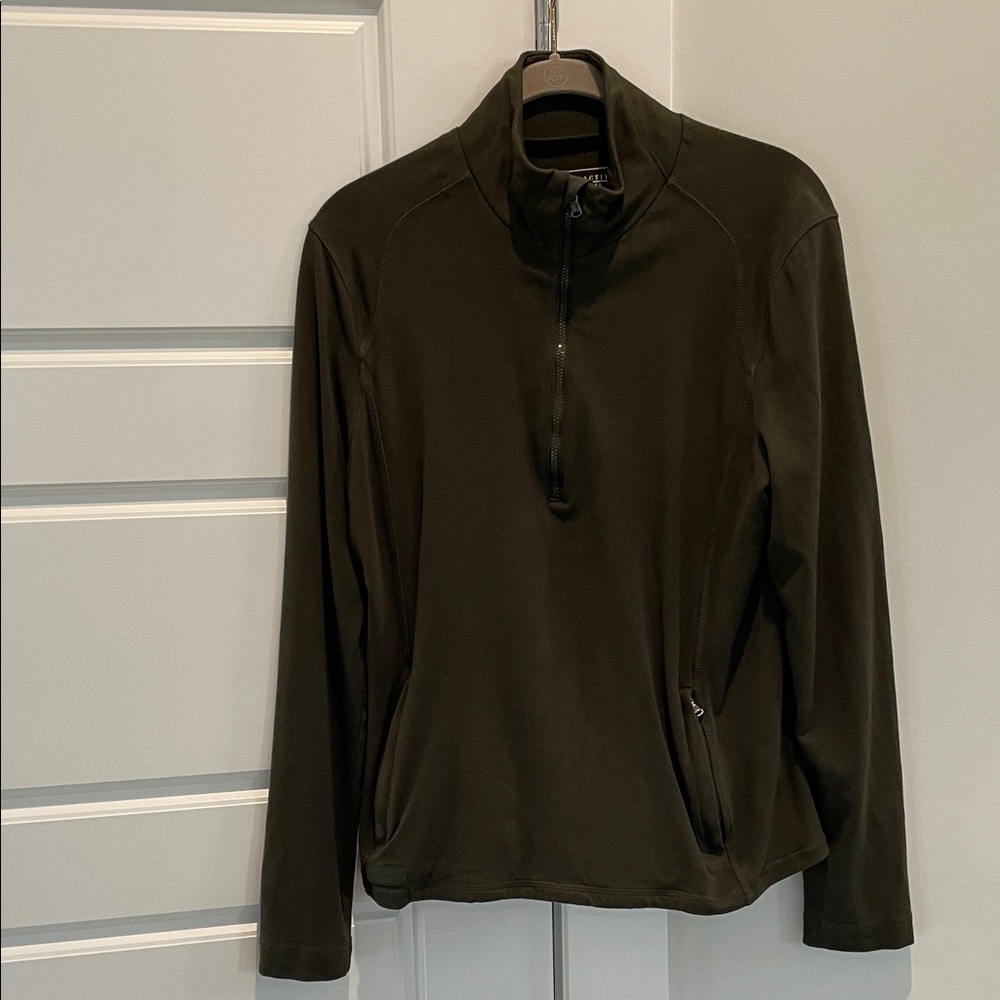 Ralph Lauren Active Women’s Olive Green quarter zip pullover